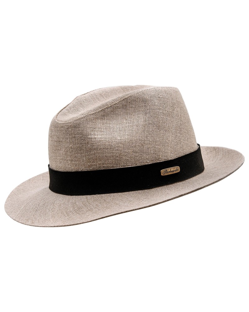 Sugarcane Corleone summer broad wide brim fedora hat sewn